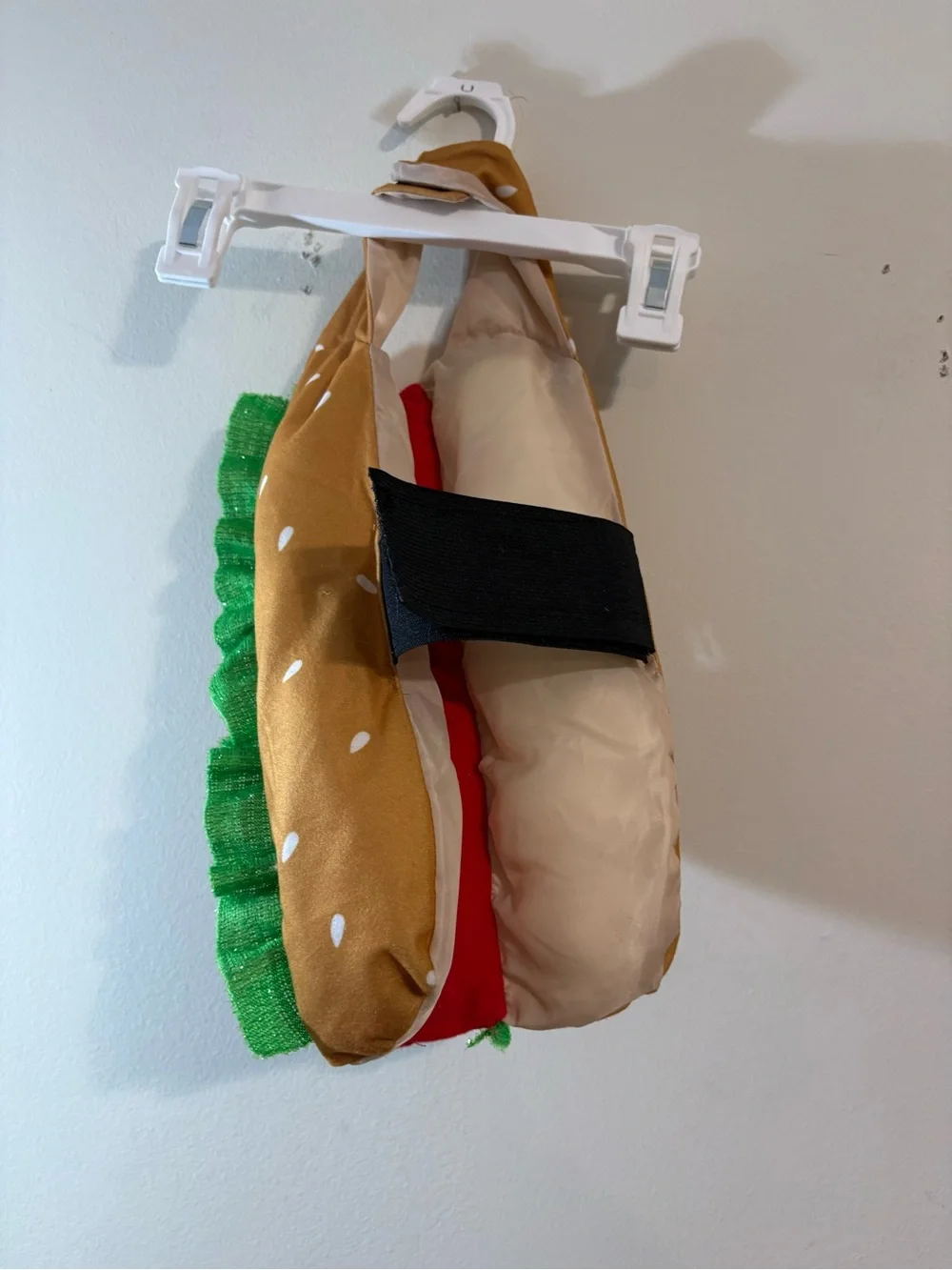 Halloween Cat Dog Hotdog Costume Size Small medium Velcro closure